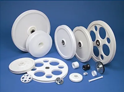 Assortment of RAND polyethylene sheaves and pulleys in various sizes