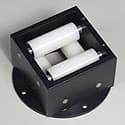Fixed box hardened steel roller guide, model BRF-150-S